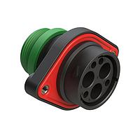 Amphenol SINE Systems AHDP02-24-07PN-STACL22 ຕົວເຊື່ອມຕໍ່ 7 ຕຳແໜ່ງ ຕິດຕູ້ບົດບົດ, ຂາຍ, ຂະໜາດຮອບ 24, ການປິດຜ່ານຂະໜາດປົກກະຕິ (ສີຂຽວ), CL22, ຕົວແປງກະທົບເລັກນ້ອຍ