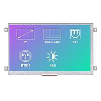 Riverdi SM-RVT70AQBFWN00 ຈໍ TFT LCD 7.0", EVE3, ກອງ, ບໍ່ມີການສະຕິດສອດ