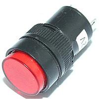 Mallory Sonalert FL1P-16NJ-1-R110V ອິນດິເຄເຕີ LED ແດງ 16MM ແກ້ວ 110VAC/DC