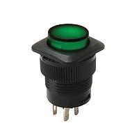 E-Switch RP3508BBLKREDNNS ສະຫຼຸບສະຫຼຸບມາດຕະຖານ 3A 125VAC ປຸ່ມກົດສີແດງ, ມີກະກຸນ, SPST