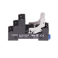 IDEC SJ1S-07LW ປະຕູລະບົບ Relay Sockets Fingersafe ປະຕູລະບົບ DIN ສໍເຄັດສໍເຄັດ RJ1