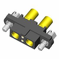 Harwin M80-4C10242F1-01-325-01-325 ການສົ່ງພະລັງງານໄປບອດ 2S+2P ການເຊື່ອມຕໍ່ຜູ້ຍິງ