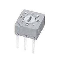 Nidec Components S-8010W Rotary Switches rotary code octal, real code, top adj.