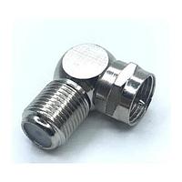 RF Solutions ADP-FF-FM90 ຕົວແປ RF - ໃນຊຸດ RF Adaptor F (ຍິງ) ເປັນ F (ຊາຍ) ມຸມຂວາ