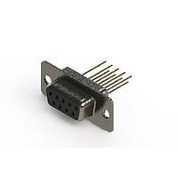 EDAC 628-M09-323-BN1 ຕົວເຊື່ອມ D-Sub - ຕົວເຊື່ອມ D-Sub ປະເພດຄວາມໜາແຮງມາດຕະຖານ ແບບຕັ້ງຕົວຢ່າງຕັດຈັດ
