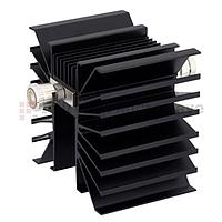 Fairview SA3DFF300W-50 50 dB Fixed Attenuator 7/16 Female To 7/16 Female Directional Up To 3 GHz Rated To 300 Watts With Black Aluminum Heatsink Body