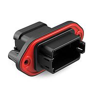 Amphenol SINE Systems AT04-12PB-PM13 Connectors 12 Pin Rcp Pnl Mnt B Self-Thread Blk Cap