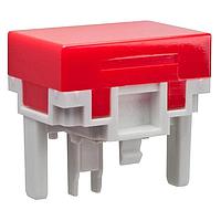 NKK Switches AT4030C ປຸ່ມ RECTANGULAR RED CAP LB ບໍ່ມີແສງ