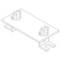 Molex 38733-6405 ຝາປົກກັນບລັອກຕ່າງສະຕິກກະຕ່າຍ COVER SR BTS 5 KIT