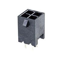 Molex 206832-0403 ຮອດເດີ້ແລະກອງສາຍສັ້ນ Micro-Fit Plus Vert HDR ASSY 2X2 30AU