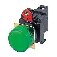 Omron Automation and Safety M22-CG-24A ຕົວຊີ້ວັດຕິດຕັ້ງບົດບາດ / ຕົວຊີ້ວັດສະຫນັບສະຫນູນສະຫນັບ 24VAC/DC LED SQ GRN IP65 ການດຳເນີນງານຂະຫນາດຍາວ