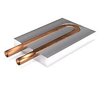 Advanced Thermal Solutions ATS-TCP-1030 ຈານເຢັນນ້ຳ, ການເຢັນນ້ຳ & ທ່ອຄວາມຮ້ອນ ຈານເຢັນນ້ຳ, ທ່ອມີທ່ອ, 2-ຜ່ານ, ທ່ອທອງ, 0.041C/W ທີ່ 1.0 GPM, 108x72x15mm