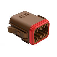 Amphenol SINE Systems AT06-08SD-RD01 ຕົວເຊື່ອມ 8P PLUG ມີການປິດກັນນ້ຳ ຕຳແໜ່ງກະແຈ D