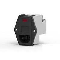 Corcom - TE Connectivity PE00XDHXB ປະຕູເຂົ້າ 10AMP DUAL VOLT/FUSE MED FILTER COMP SHL