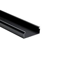 HellermannTyton 181-00470 ທ່ອສາຍສົດວອນ Solid Wall Wiring Duct, 3" x 1", ບໍ່ມີການຕິດກັນ, PVC, ສີດໍາ, 120ft/Carton
