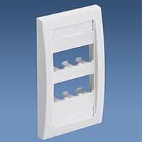 Panduit CFPE6WHY ທ່ອສາຍໄຟຟ້າ & ທາງຜ່ານສາຍໄຟຟ້າ ແຜ່ນປິດທ່ອສາຍໄຟຟ້າ 6 ພອດ ກັບຄັ້ງດຽວ Ex