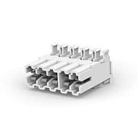 AMP Connectors - TE Connectivity 1-282045-3 ຮອດເດີແລະຮ້ອງສາຍໄຟ AMP MONO-SHAPE PCB CONN