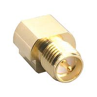 Linx Technologies - TE Connectivity CONREVSMA024-G ຕົວເຊື່ອມ RP-SMA Jack 50 Ohm PCB Cutout Mount