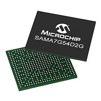 Microchip Technology SAMA7G54D2GT-I/4UB ມາຄຣໂປເຊັດເຊີ - MPU CORTEX-A7 MPU,BGA,IND TEMP,2Gb DDR3, T&R