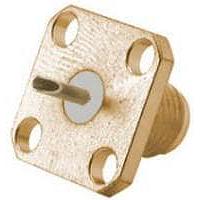 HUBER+SUHNER 23_SMA-50-0-1/111_NE ຕົວເຊື່ອມ SMA ປະກອບກັບຟແລງກົງກັນ jack(f)