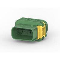 AMP Connectors - TE Connectivity 3-1564414-1 ກອງປົກຄຸມ 12POS, TAB 1.6X0.6, TAB HSG, ASSY