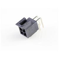 Molex 105314-1804 ຮອງສະໜອງສາຍແລະຮອງສາຍ NANO-FIT HDR RA DLR 4CKT G+lube BLK