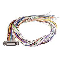 ITT Cannon MDM-25PH006L-A174 ຕູ້ຕໍ່ສັນ Micro-D D-Sub MICRO 25C P 36" RBW JACKS NI