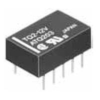 Panasonic Industrial Devices TQ2H-24V ລີເລຍຕ໌ Low Profile 2 Form A 24V 30VDC PCB Terminal