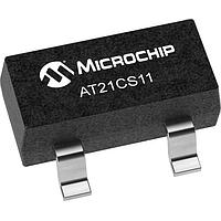 Microchip Technology AT21CS11-STU12-T EEPROM 2.7-4.5V, 125kpbs, Ind Tmp, 3-SOT23