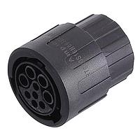 Amphenol SINE Systems RTS6BS16N09SHEC03 ຕົວເຊື່ອມຕໍ່ Strt Plug ມີ endcap 4+5 POS SZ 16 Socket