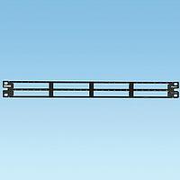 Panduit QPP48HDBL ຕູ້ຕໍ່ແພດເສັ້ນແອບຕິກ QN ແຜ່ນລົງແບບແກ້ວ 48 ພອດ 1RU