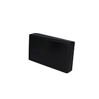 Bud Industries PS-11292-B ກະບອງປີບີຊີ Plastibox ແບບ B, ກະບອງອິເລັກໂທນິກ, ແຊກດຳ (1.5 X 3.3 X 5.6 ນິ້ວ)