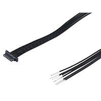 Molex 226392-1024 ການປະກອບສາຍສັນຍານແລະພະລັງງານ Zero-Hachi Pigtail Cable Assembly, Single Row, Tin 4 Circuits, 600.00mm Black