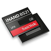 SanDisk SDINDDH4-256G ຮັບສະຫຼຸບຂໍ້ມູນແບບ Universal Flash Storage (UFS) 256GB iNAND 8521 UFS 2.1 WD/SD
