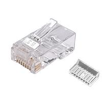 MH Connectors MHRJC6R11NN ຕົວເຊື່ອມ 8P8C Cat6 Mod plug, 50u" Plating