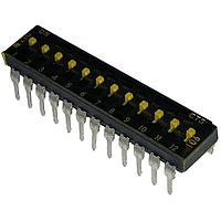 CTS Electronic Components 210-12MST ສະຫຼັບ DIP 12 ສ່ວນສະຫຼັບ SPST