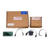 ANAVI Technology CS-ANAVI-INFO-2 ເຄື່ອງມືພັດທະນາເ຋ນເຊີຫຼາຍຟັງຊັນ ເຮດແວຣເປີິດ Raspberry Pi Add-On Board ມີຈໍ Mini OLED ເຫຼືອງ-ນ້ຳໄຟ 0.96, ປຸ່ມ, ລວມທັງເຄື່ອງມືວັດອຸນຫະພູມ, ຄວາມຊື້ນ ແລະ ເ຋ນເຊີແສງໜຶ່ງ.