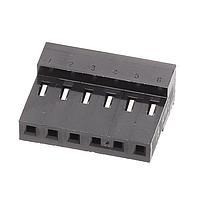 AMP Connectors - TE Connectivity 3-644502-6 ຮູງຮັບ Receptacle Housing 06P MTA156 CONN ASSY 18AWG LF