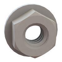 Essentra Components 0425020LPN ແອນດັບຫົວຫມຸ່ມ Hex Washer Nut, 1/4-20 Thread, .575 OD