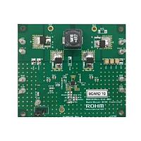 ROHM Semiconductor BD8303MUV-EVK-001 ຕົວແປກະຕຸ້ນ AC/DC ອອກ 12V ຈາກແຮງແສງເຂົ້າ 4V ຫາ 14V ຂອງຊ່ວງແຮງແສງເຂົ້າ 2.7V ຫາ 14V. ອອກ 1.8V ຫາ 12V ດ້ວຍຕົວຕ້ານພາຍນອກ.