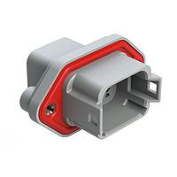 Amphenol SINE Systems AT04-08PA-PM05 ຕົວເຊື່ອມ 8 ຂາ Rcpt Panel Mnt W/Gasket Thread Gra