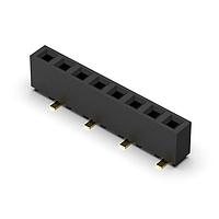 GCT (Global Connector Technology) BG125-05-A-1-1-0440-N-C ຮອງສົດແລະຮອງສາຍ 5w, ຊ່ອງສອງ 2.54mm, SIL, SMT, ຕັ້ງຕົວ, D/Ent, R1, GF, T+R+F