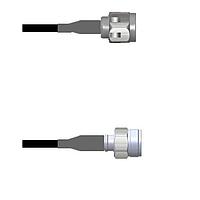 Amphenol Custom Cable Q-2K059000M012i ສາຍສັ້ນ RF N-SP/TNC-SP LMR24 12I
