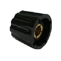 Eagle Plastic Devices 450-CK1560 ປຸ່ມ Collet BLK 14.7mm,6.0 Shaft ບໍ່ມີເສັ້ນຄຳນຳ