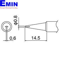 HAKKO T18-D08 ເຄັດລັບການເຊື່ອມ