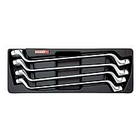 TOPTUL GAAT0402 75° Offset Double Ring Wrench Set (4 pcs)