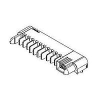 Molex 46437-1273 ພາວເລີ້ມໃຫ້ກັບບອດ 2.00mm, 3.00mm, 5.50mm Pitch EXTreme Ten60Power Right Angle Plug Assembly ມີກະແຈນນຳທາງ, 10 ວົງຈອນພາວ DC, 25 ວົງຈອນສັນຍານ