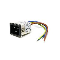 AMP Connectors - TE Connectivity 20SRBS8-X ໜ່ວຍເຂົ້າພະລັງງານ AC 20A, ສາຍສະກັດ Snap-In, X