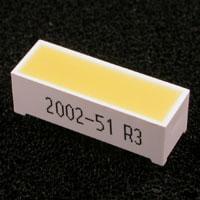 Kingbright DF3YD ແຖວໄຟ LED ເຫຼືອງ 588nm 31mcd ແຖວໄຟກະຈາຍແສງ