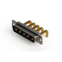 EDAC 629-5W5-250-3N1 ຕູ້ຕິດຕໍ່ D-Sub ປະສົມມຸມຂວາ ຕູ້ຕິດຕໍ່ພະລັງງານ Combo D-Sub